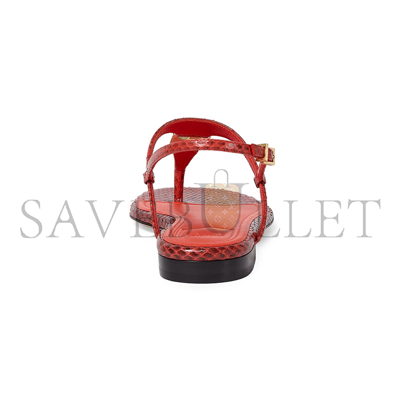 F**di ffold leather sandals